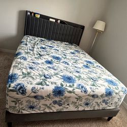 Queen bed game with Novafoam 14 inch memory foam cooling mattress