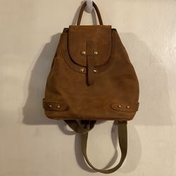 Leather Backpack /purse