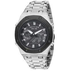 New 
Invicta Activa X Digital Unisex Watch 45.5mm Black Dual Time 
ACWM303-005