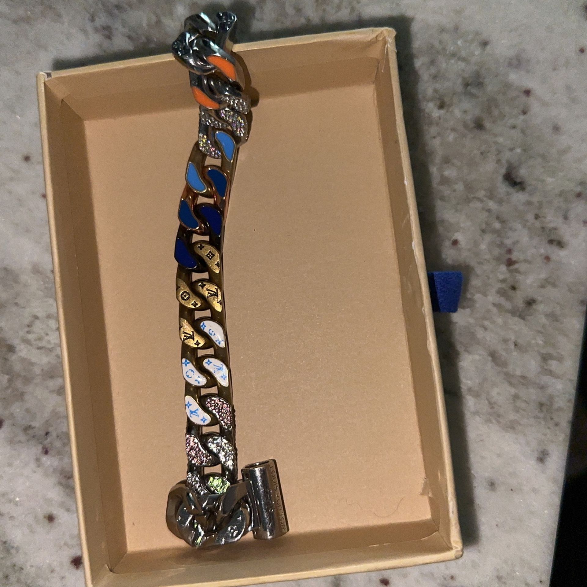 Products By Louis Vuitton: Chain Links Patches Bracelet
