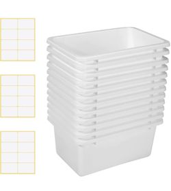 All new 12 pieces plastic cubby bins