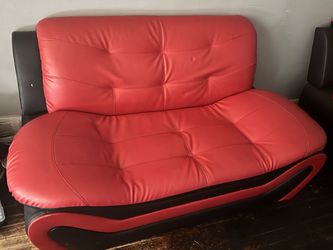 Caberryne leather partial sectional