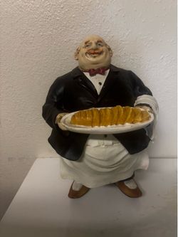 Italian Waiter statue Figurine
