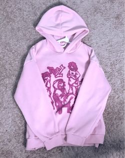 Vlone Pink Graphic Hoodie