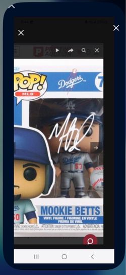 Mookie Betts Autograph Funko With Jsa Authentication
