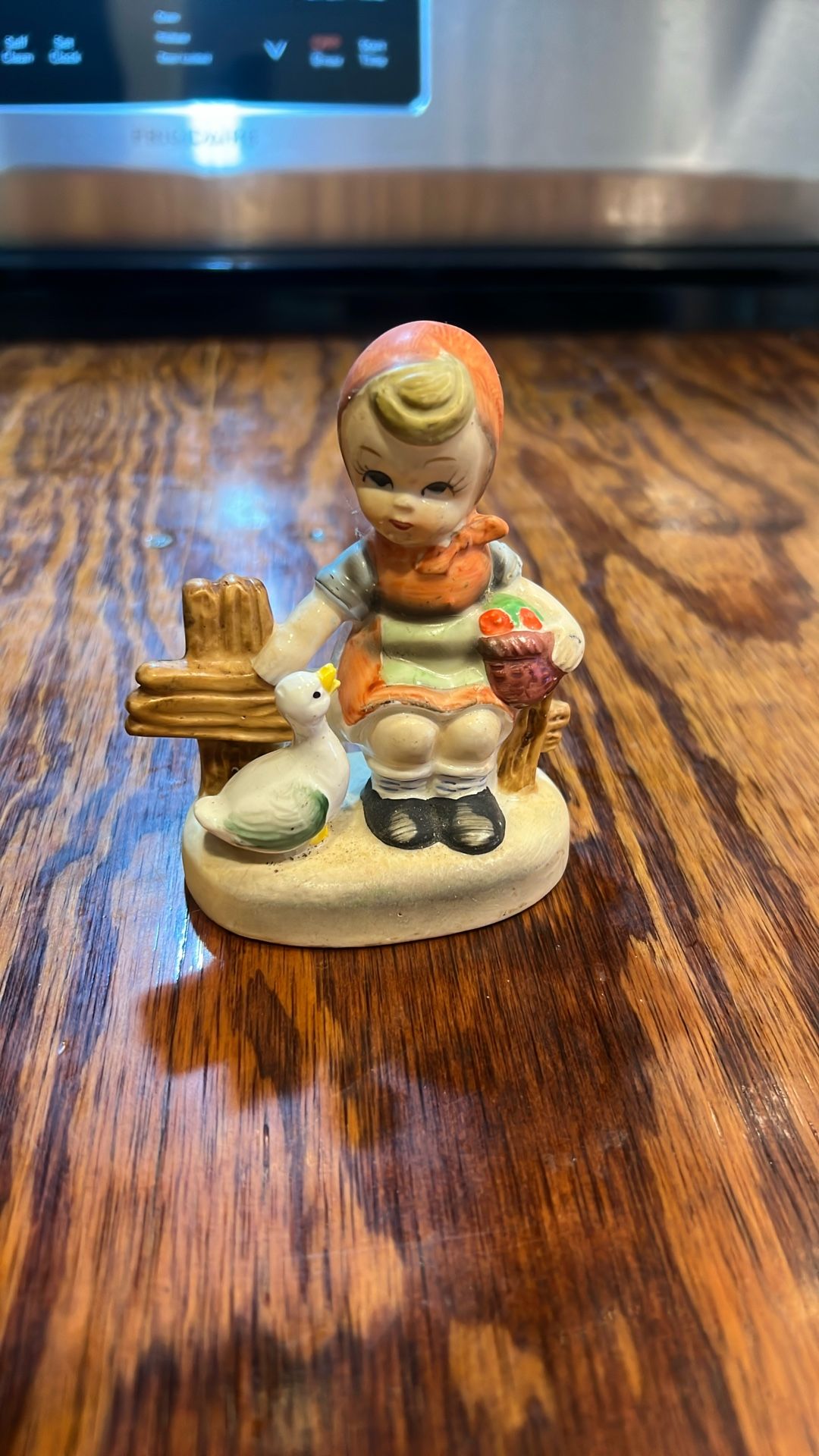 Hummel Style Vintage Girl Figurine
