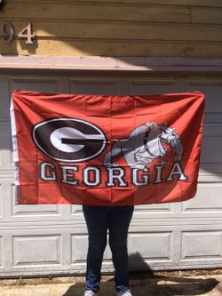 New university of Georgia bulldog flag
