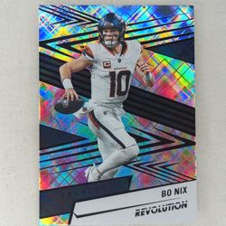 Bo Nix 2025 Panini Revolution Football Cosmic Foil 16/20