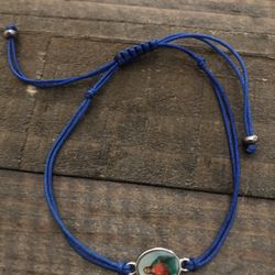 Adjustable Blue Bracelet 