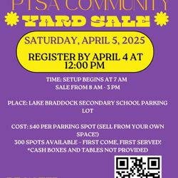 Lake Braddock SS Community Yard Sale