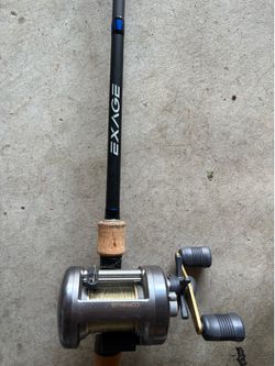 Shimano fishing reel and pole