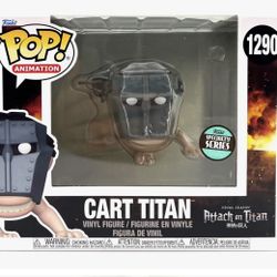 Funko Pop! Attack on Titan Cart Titan #1290 Funko Specialty Series Limited Ed