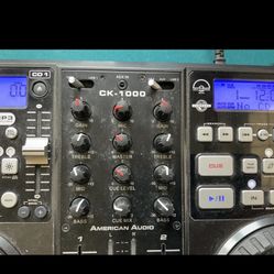 CK-1000 MP3 Professional MP3/CD Player/Mixer MP3/CD PLAYERS