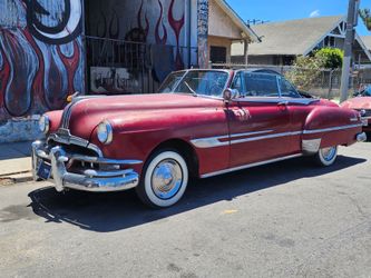 1952 Pontiac 8 convertible nicer than a chevy