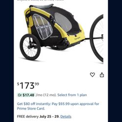 Schwinn Prescott Bike Trailer for Kids