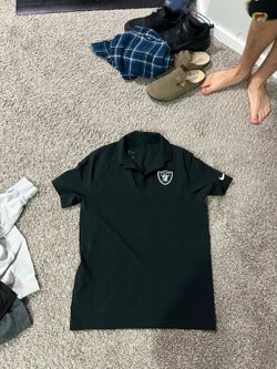 Raiders dry fit polo size M