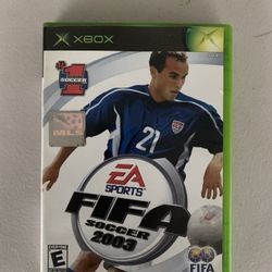 Ñ EA SPORTS FIFA SOCCER 2003 - XBOX - COMPLETE WITH MANUAL