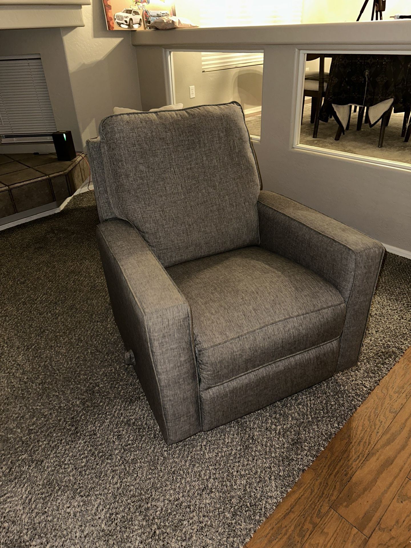 Grey Reclining Chairs From Costco (Pair)
