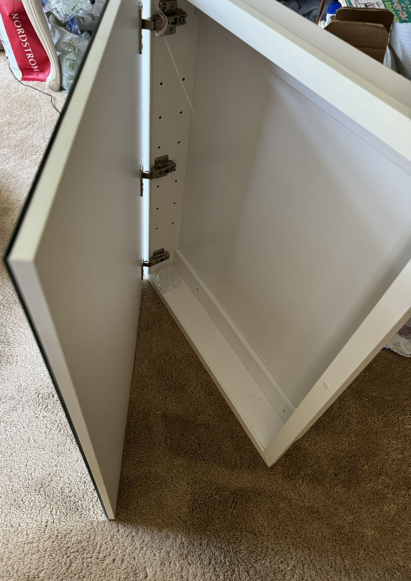 NEW FRAGILE GLASS MIRROR medicine cabinet botiquín