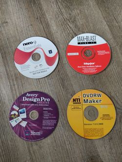 Miscellaneous Software CDs For Sale ($5 Each)