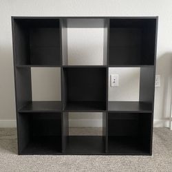 Brown 6-Cube Shelf