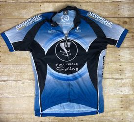 Nalini Full Circle Men’s XL Blue White Cycling Jersey Superior Communications