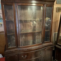 Cedar China Cabinet And Lighthouse Cabinet 
