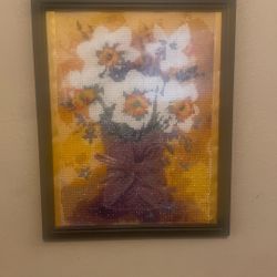Completed Framed Diamond Painting
