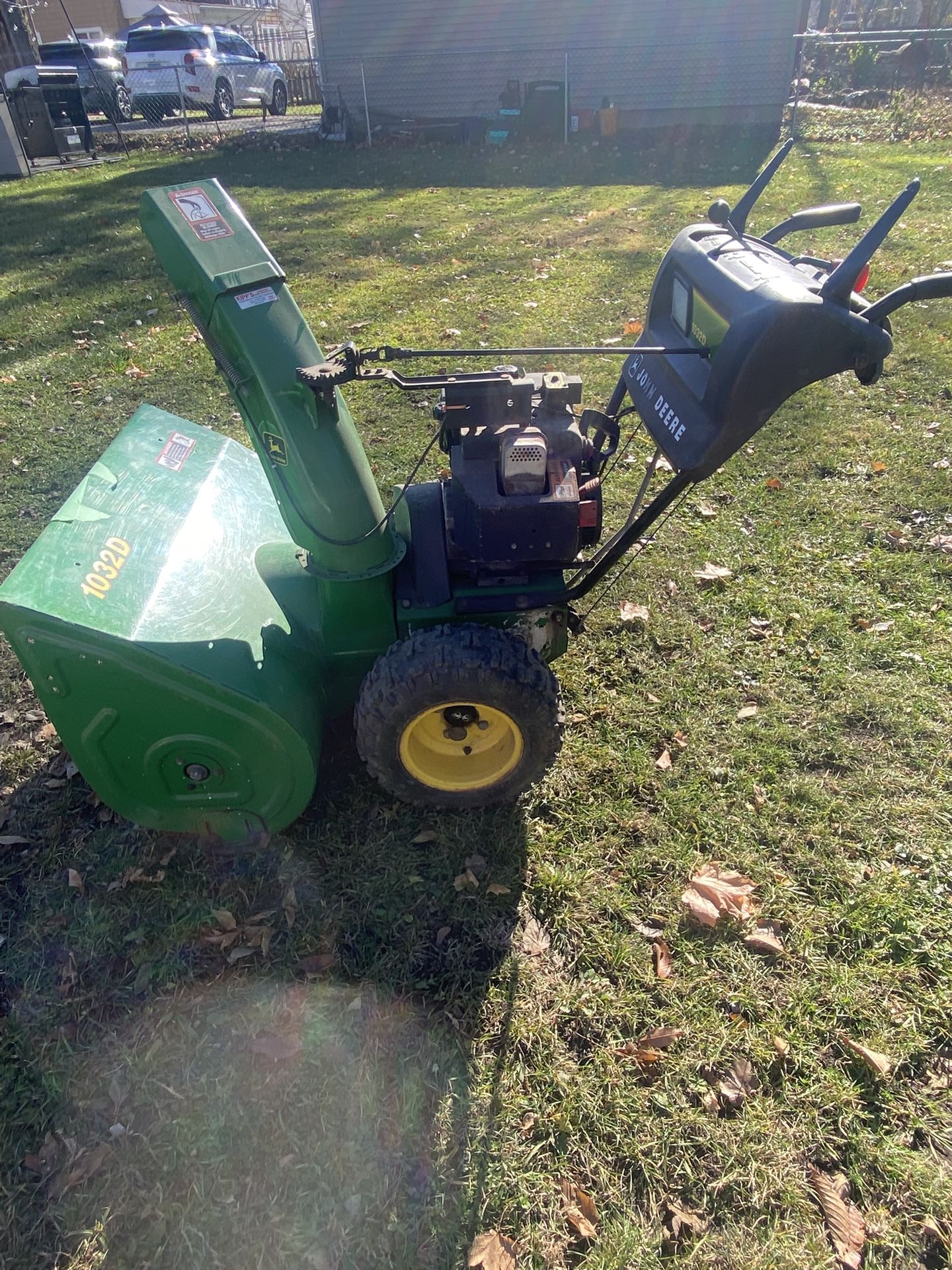 Snow Blowers JOHN DEER 1032 D