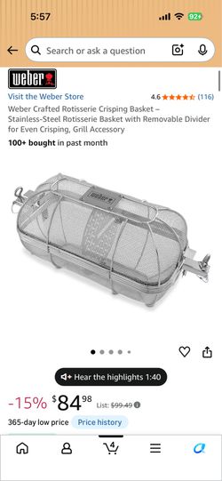 Weber Rotisserie Basket