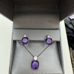 Zales Amethyst Set