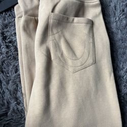 True Religion Tan Sweatpants 