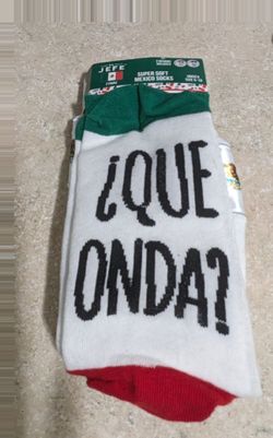 Men's MEXICO FLAG SOCKS 2 PAIR