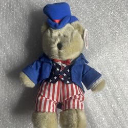 Starbucks Bearista Patriotic Bear  UNCLE SAM Americana