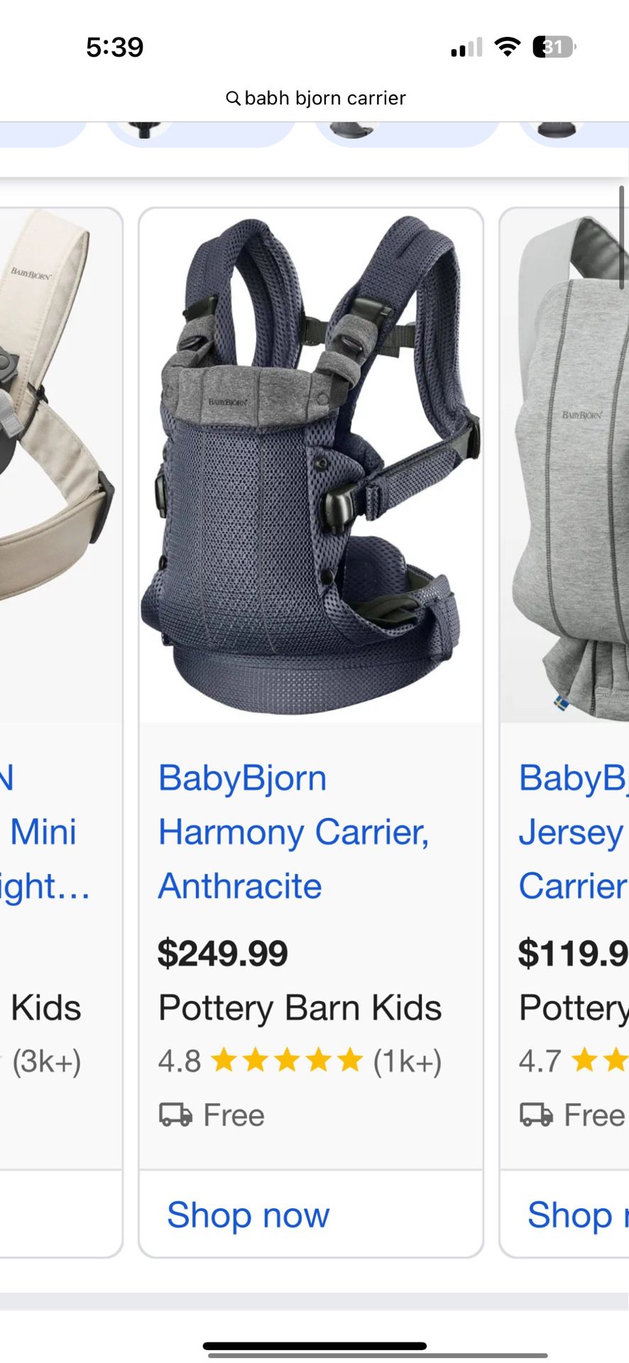 Baby Bjorn Harmony Carrier 