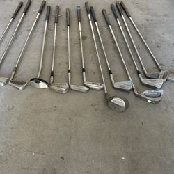 13 Piece Mixed Golf Club Lot
