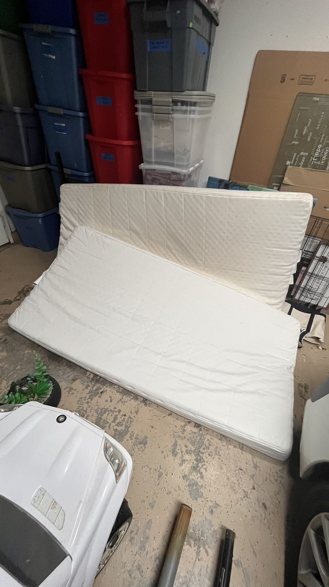 IKEA Minnesund Twin Mattresses 3 7/8” for Sale in Chula Vista, CA OfferUp