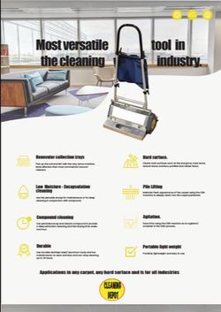 Used Once 20" Counter Rotation Brush Cleaning Machine (CRB)