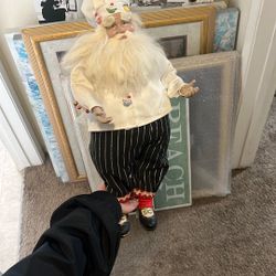 Vintage Santa Chef Doll