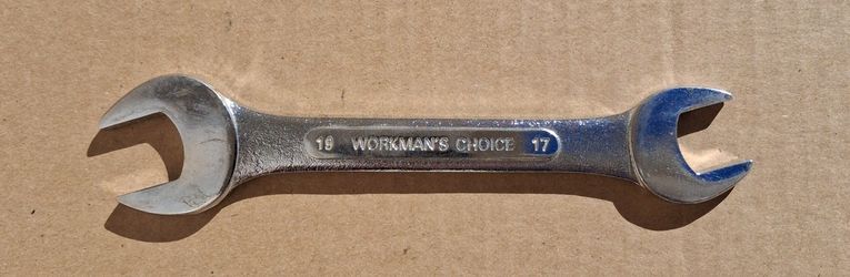 Workman's Choice Open End Combination Wrench 17mm 19mm