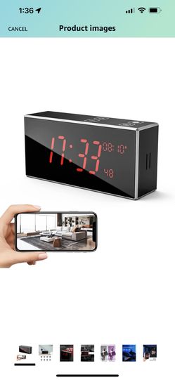 Security Camera 4k Alarm Clock