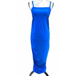 Women’s Royal Blue Sleeveless Bodycon Party Maxi Dress 
