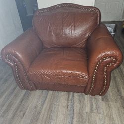 Chair With Matching Ottoman In Storage