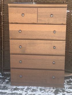 Ikea Malm oak 6 drawers dresser