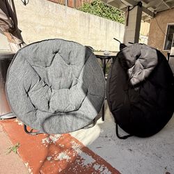 Foldable Saucer Chairs
