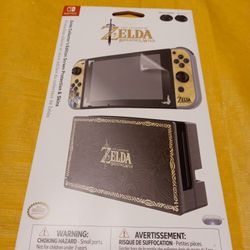 Zelda Collector's Edition Screen Protection And Skins For The Nintendo Switch