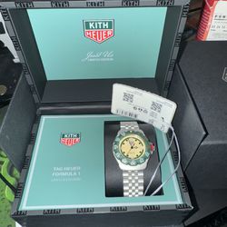 Limited Edition One Of 350 Kith X Heuer Formula 1 Watch Paris Edition