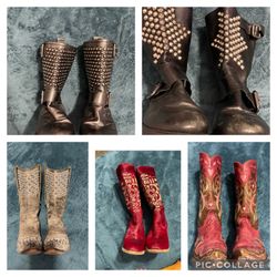 All Boots And Shoes On My Profile For $50 Sizes 6-7