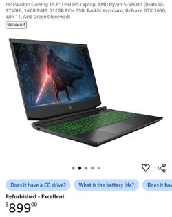 Hp gaming laptop