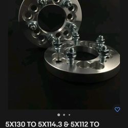 Spacers. New Never Used   4  Adapters